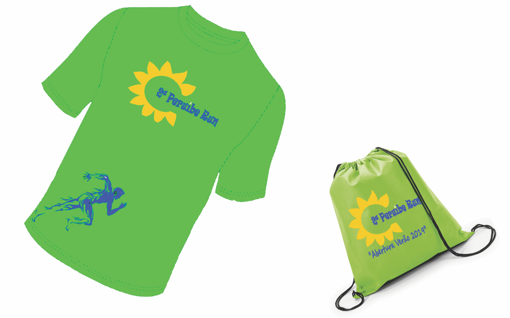 Kit Corrida em Peruibe 2018 Abertura do Verão 2019