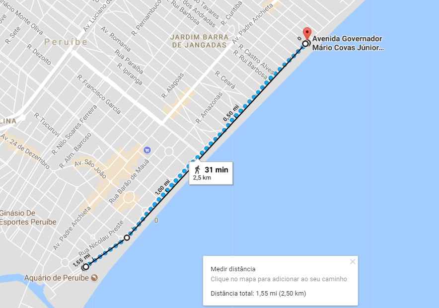 Corrida em Peruibe. Largada Defronte ao Aquário de Peruíbe - Peruíbe Run 